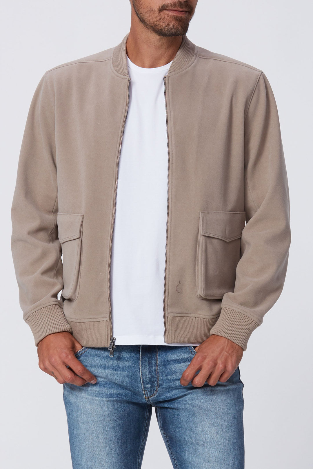 Paige | Ascot Jacket | Caramel Breeze