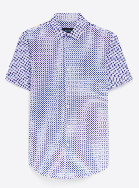 Bugatchi | OOOHCOTTON TECH SS SHIRT | LILAC