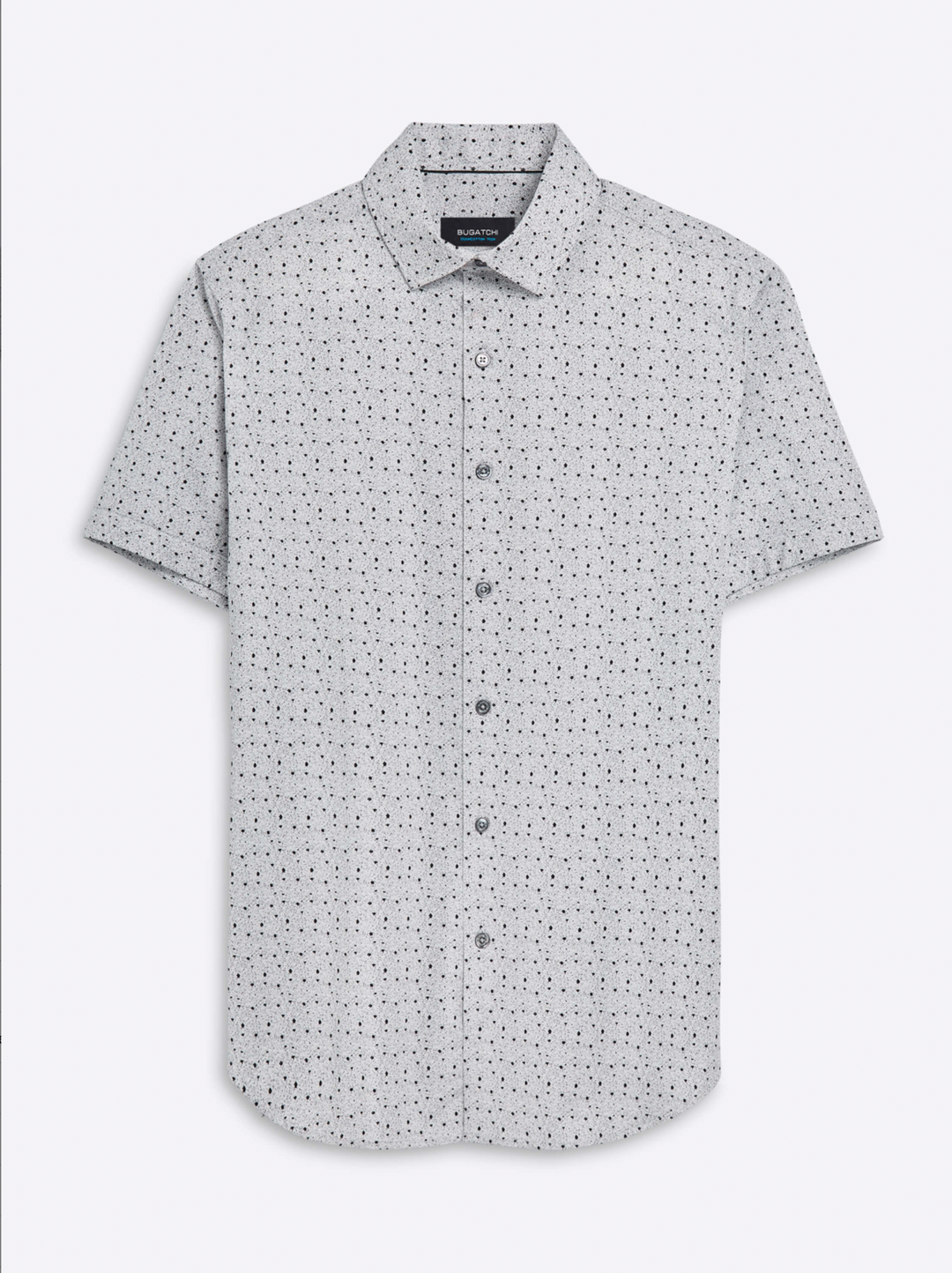Bugatchi | OOOHCOTTON TECH SS SHIRT | PLATINUM
