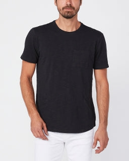 PAIGE | Kenneth Crew Neck Tee | Black