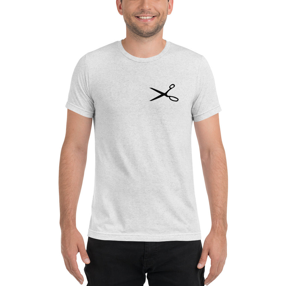 Super Soft Scissors logo t shirt