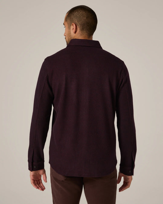 7 Diamonds | Generation Long Sleeve Shirt | BORDEAUX