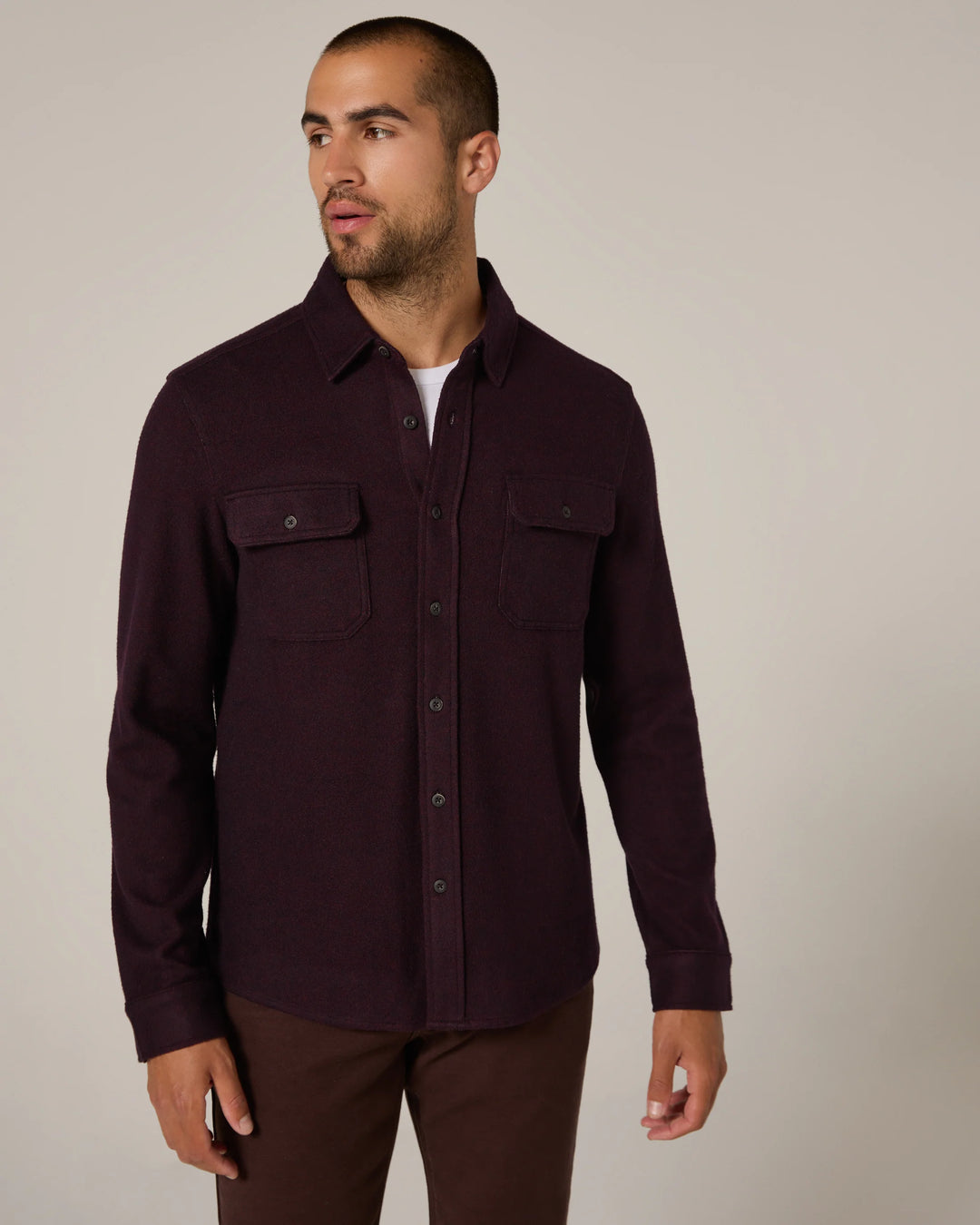 7 Diamonds | Generation Long Sleeve Shirt | BORDEAUX