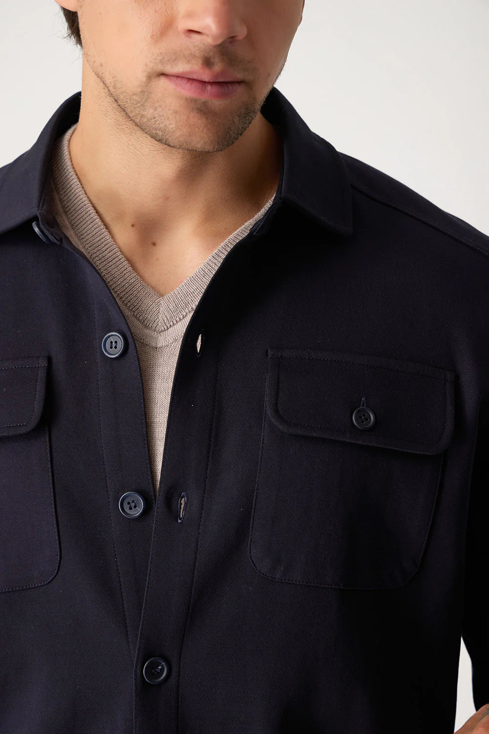 RAFFI | Shirt Jacket | Navy