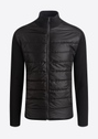 Black Quilted Bomber