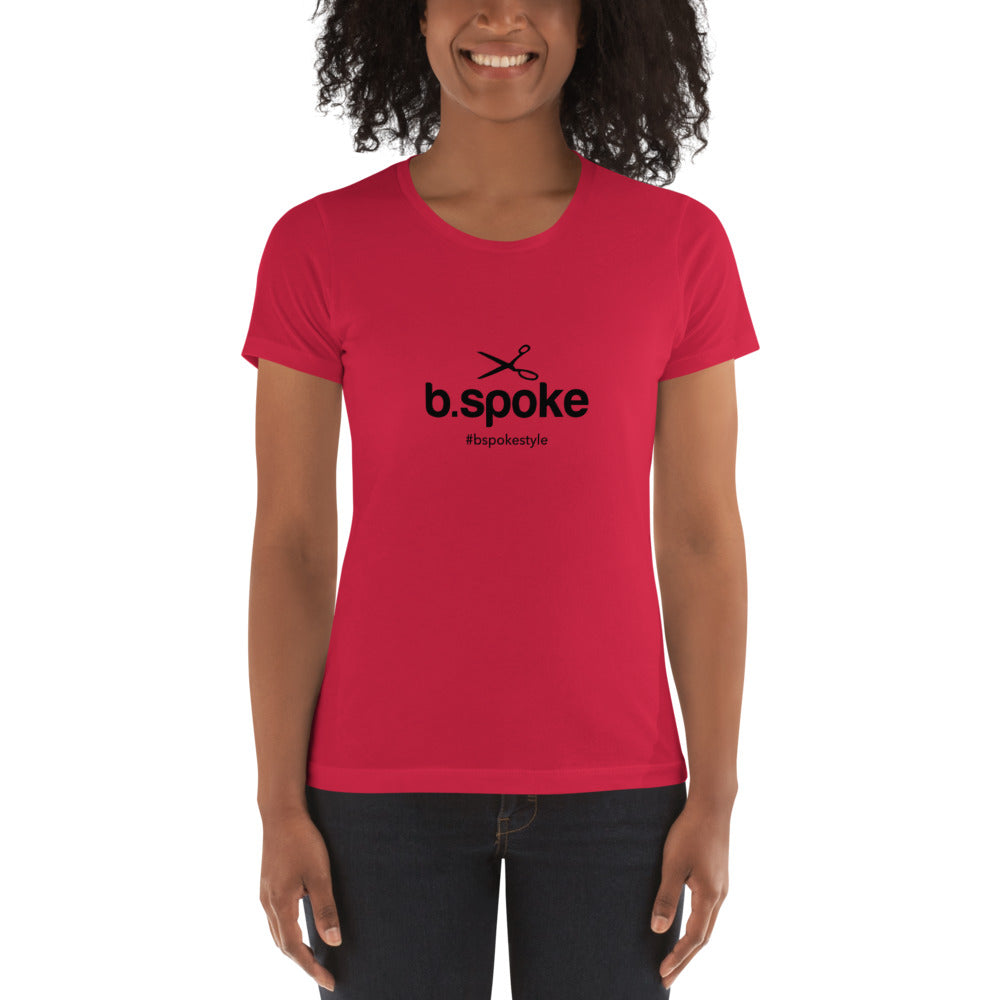 Women's t-shirt with b.spoke Logo w/ Hashtag